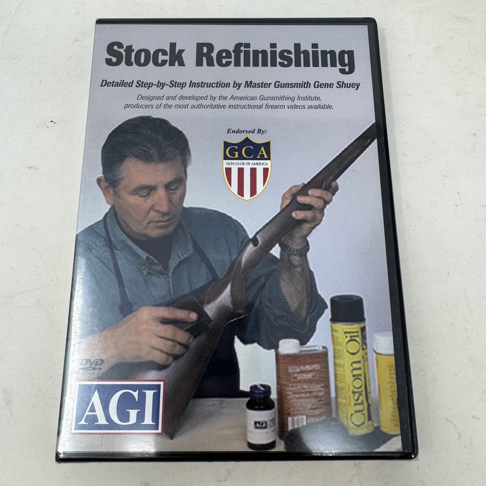 AGI Stock Refinishing DVD Master Gunsmith‎ Gene Shuey Instructional Course #4004